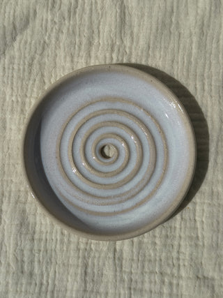 Circular Ceramic Soap Dish