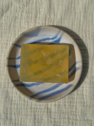 Circular Ceramic Soap Dish