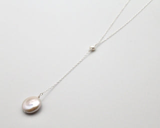 Coin Chain Drop Necklace
