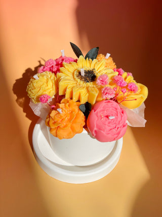 Flower Basket Candle