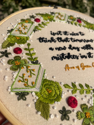 Anne of Green Gables Inspired Embroidery Kit (The Literature Collection)