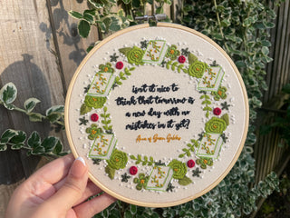 Anne of Green Gables Inspired Embroidery Kit (The Literature Collection)