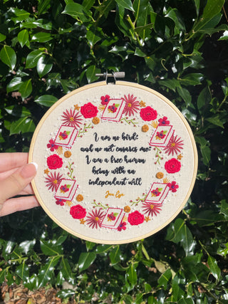 Jane Eyre Inspired Embroidery Kit (The Literature Collection)