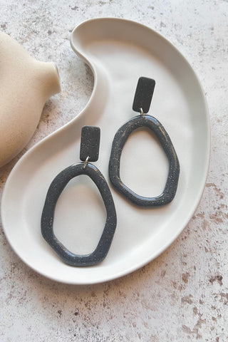 Bewitch Earrings - Granite Grey
