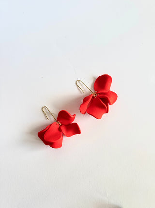 Iris Statement Dangle Earrings