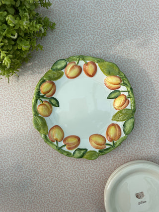 Italian vintage Apricot Plate