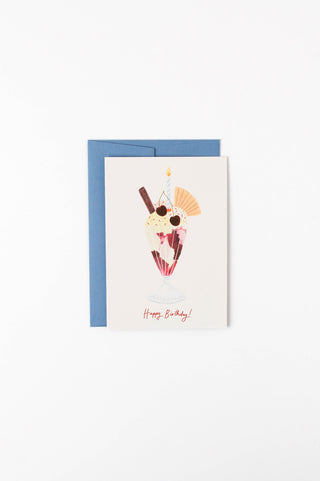 Knickerbocker Glory Birthday Card