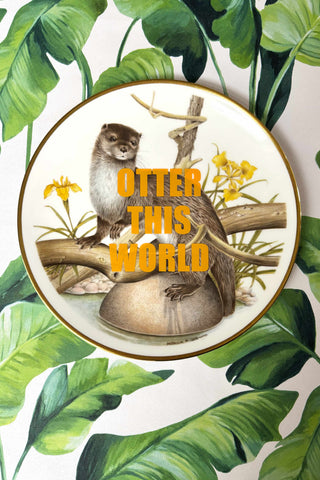 Large Otter This World Plate