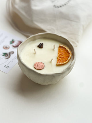 Large Pudding Candle