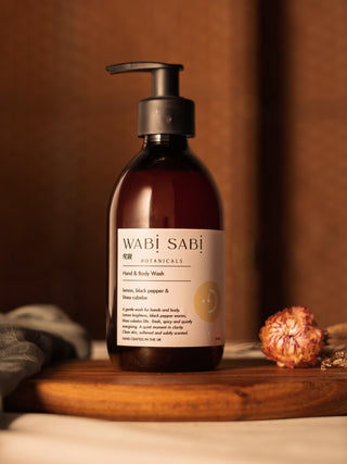 Hand & Body Wash 300ml - Lemon, Black Pepper & Lisea Cubeba