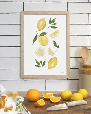 Lemon Print - A3
