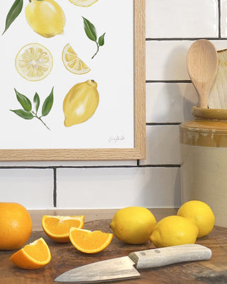 Lemon Print - A3