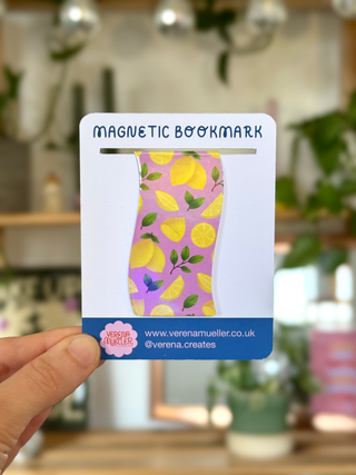 Lemons Magnetic Bookmark