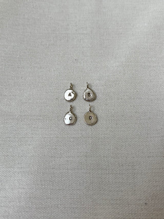 Silver Letter Charm