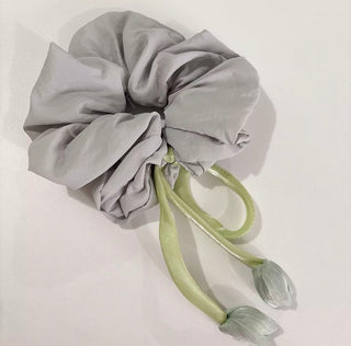 Light Blue Tulip Scrunchie