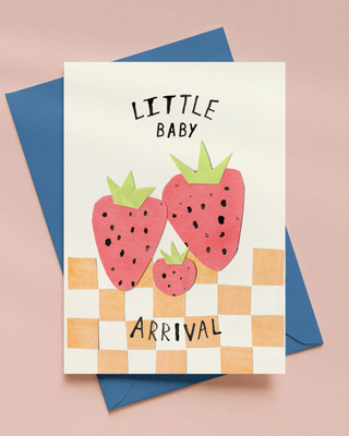 Little Baby Arrival Greetings Card
