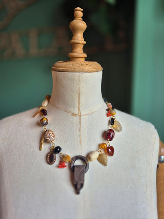 Lost and Found Necklace - Neutral Charms