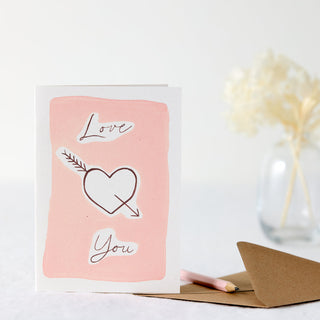 Love You Heart Card