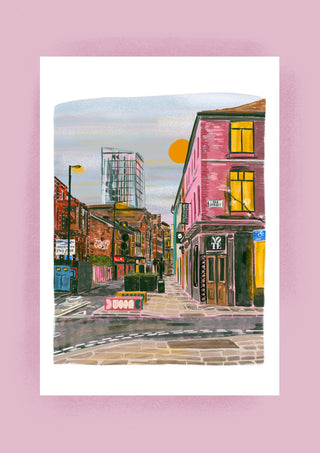 Afternoon in Manchester's Northern Quarter print
