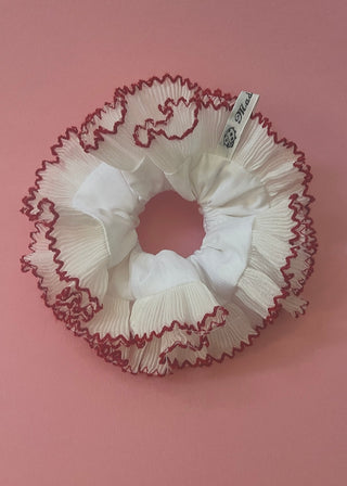 Marshmallow Dream Plisse Scrunchie