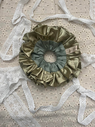 Matcha Silky Scrunchie