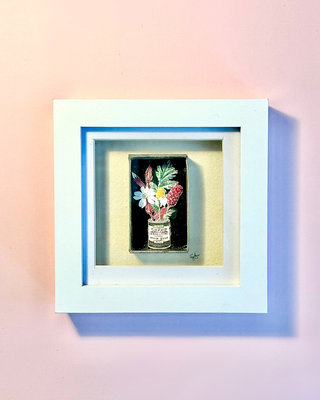 Matchbox Flower Collage – "Ava"
