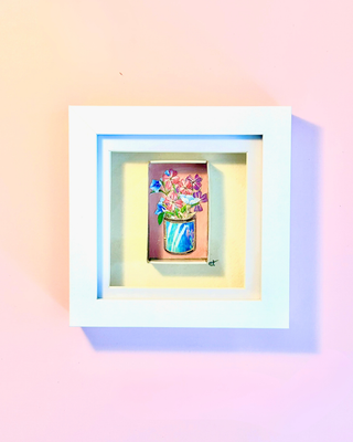 Matchbox Flower Collage – "Belle"