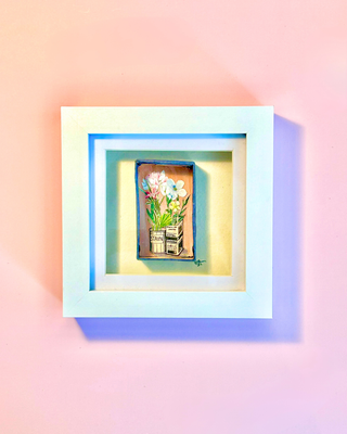 Matchbox Flower Collage – "Cassie"