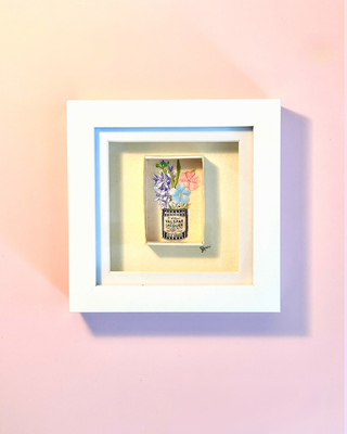 Matchbox Flower Collage – "Diana"