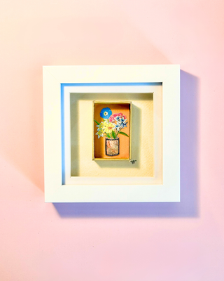 Matchbox Flower Collage – "Judy"
