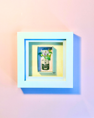 Matchbox Flower Collage – "Marie"