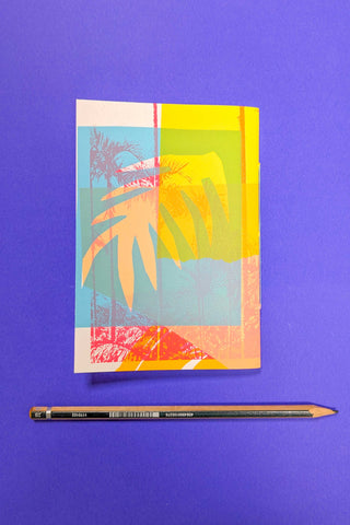Palms' A6 One of a Kind Handmade Notebook