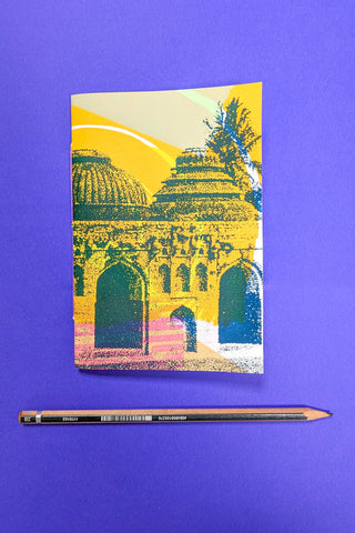 Temple' A6 One of a Kind Handmade Notebook
