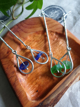 Mermaid Tears Earrings - Danglers