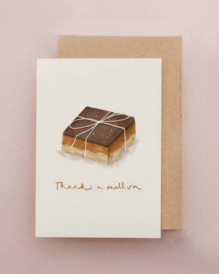 Millionaire Shortbread Greetings Card