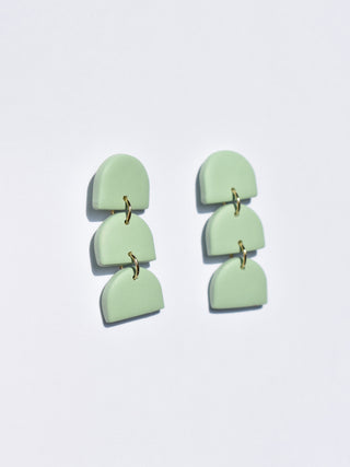 Mint Arch Trio Earrings
