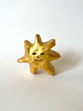 Golden Sun Papier-mâché Figurine