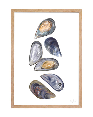 Mussel Print - A3
