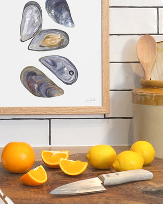 Mussel Print - A3