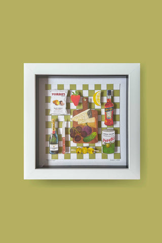 Summer Picnic 3D Paper Collage