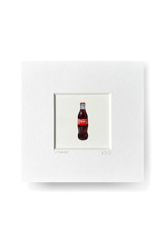 Tiny Print - Coca Cola Bottle
