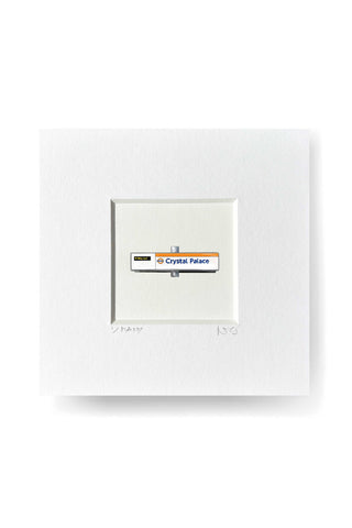 Tiny Print - Crystal Palace Overground