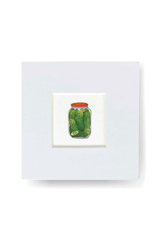 Tiny Print - Pickled Gherkins Jar