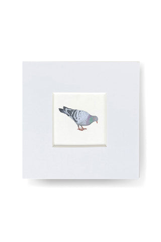 Tiny Print - Pigeon Head Bowing