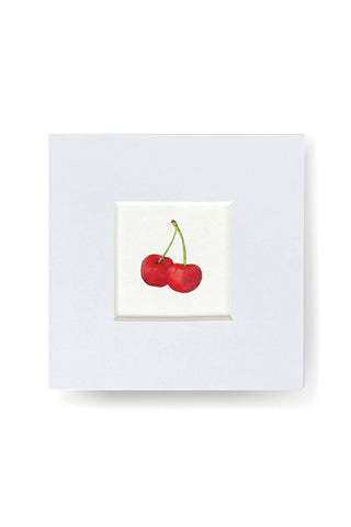 Tiny Print - Two Cherries