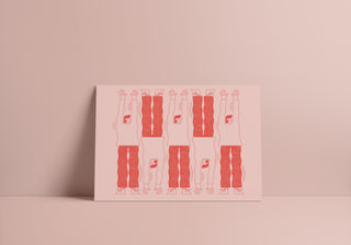 Dancing Man Print (A3)