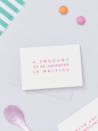 A Thought Mini Card