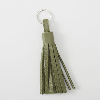 Leather Tassel Keyring