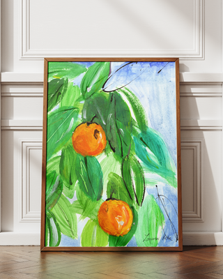 Orange Trees Print
