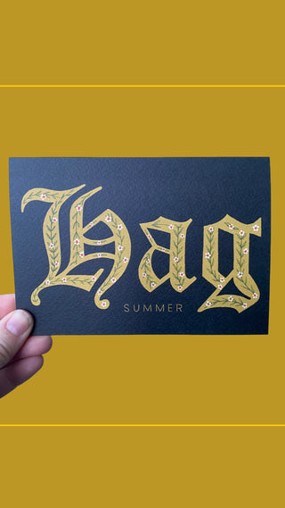 Hag Summer Greetings Card